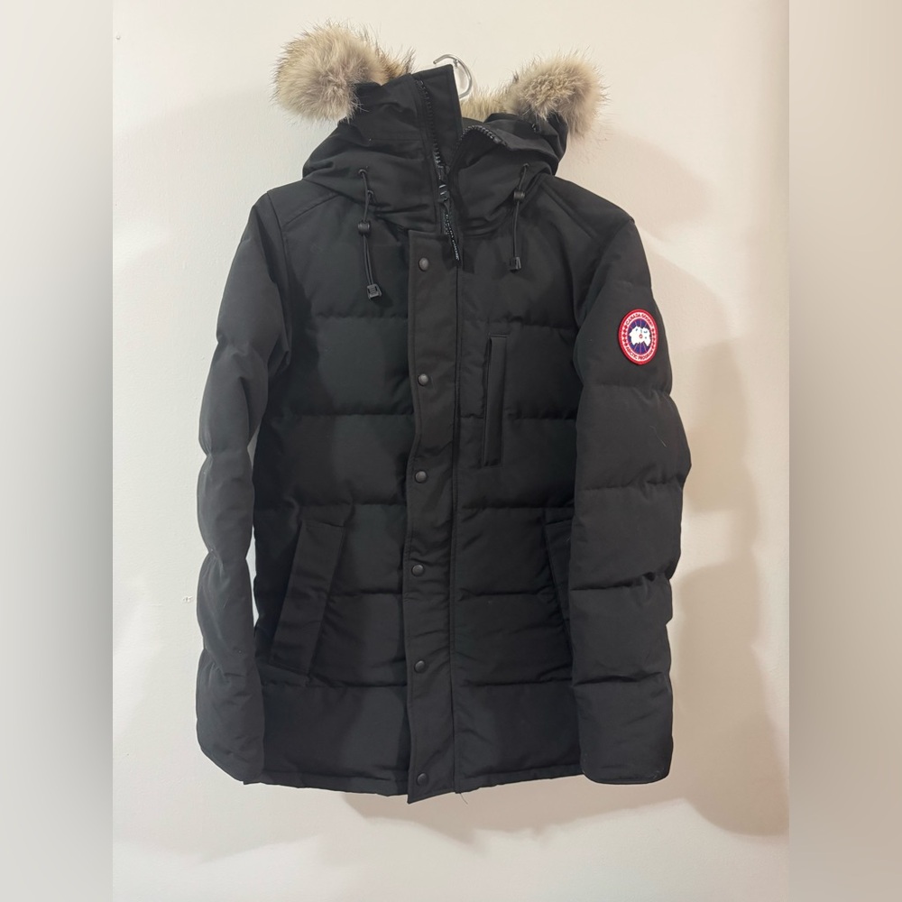 Canada Goose Black Down Parka Jacket